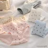 Maternité intimes femmes sous-vêtements en coton culotte Sexy filles fil fleuri slips taille moyenne Lingerie féminine