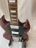 Custom OEM Factory G400 Wine Red 6 Stings Electric Guitar Vibrato System With Two Pickups