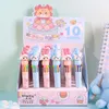 ПК/Лот Creative Bear 10 Colors BallPoint Pen милая 0,5 мм шариковые ручки материалы офисная школа писать поставки