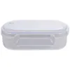 Servis uppsättningar avdelare bento lunchlåda containrar förseglade lådor skola go stil plastdelare måltid prep kyla