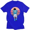 T-shirts pour hommes couleur taille vêtements d'été chemise Diego Maradona main de dieu argentin footballeur Napoli haut T-Shirt coton t-shirts hauts