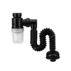 New Flexible Drain Pipe Wash Basin Pipe Sink Sewer Drain Pipe Tube Anti Odor Drain Hose Extension Tube For Kitchen Cabinet Bathroom