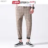 Lappster-youth Men Plaid Pants Streetwear 2023 HARAJUUKU Koreańskie mody jesienne ptyki spodnie dresowe man 5 kolorów Pantie haremowe l230520