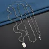 Многослойное длинное цепное ожерелье панк-кросс-подвесные ожерелья для женщин мужские свитер металлические цепи хип-хоп-гот