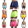 Summer Board Shorts Swimming Trunks Man Home Resorts Surf Beachwear Beach Shorts Män Badkläder Solida herrkläder