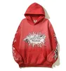 hellstar vintage hoodies pour hommes femmes Sweatshirts à capuche rouge flamme designer hoodie manteau à manches longues