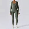 مجموعات نشطة Gym Phemsuit Women One Piece Sport Set Suit for Litness Seamless Yoga Workout Clothes Gootsuit Sportswear