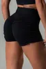 Damen-Shorts, neues Produkt für den Sommer 2023, einfarbige Shorts mit plissiertem Gesäß, sexy Hotpants für die Nacht, lässige Unterteile für Damen P230606