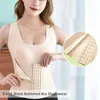 Maternity Intimates 3-in-1 Waist Buttoned Bra Women Trainer Corset Vest for Tummy Control Sport Yoga Underwear