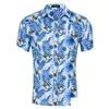 Camisas casuais masculinas estampadas florais manga curta top verão praia camisa para homens roupas drop delivery vestuário masculino Dhuv7