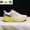 Mens Fashion Hoka One Clifton 9 운동화 트리플 블랙 흰색 벨 웨더 블루 옅은 연마 생동감있는 오렌지 디자이너 남녀 여성 트레이너 EUR 36-45