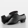 Sandals Men Latin Dance Shoes Black Low Heels Ballroom Dancing Shoes Boys Tango Salsa Rumba Modern Jazz Shoes 230605