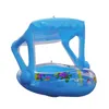 Sand Play Water Fun Summer Inflatable Swimming Ring Toddler Swim Boat Training Toys Baby Child Pool Seat With Canopy 230605