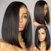 Short Bob Lace Brazilian Straight Wig Lace Bob Lace Human Hair Wigs for Black Women Pre Plucked Remy Lace Front Wigs
