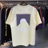 Camisas Fasion 2023ss Moonlight Print Rhude t Shirt Masculino Feminino Streetwear Oversized Top Sunset Tee T-shirt Jaqueta