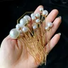 Hair Clips 18pcs U-shaped Pearl Hairpin For Bride's Headwear Fixed Coil Insert Set