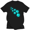 Men's T Shirts Summer Luminous Dog Print T-shirt Men Women Fashion Brand Shirt Short Sleeve Harajuku Hip Hop Cute Tshirt Homme