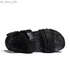 Hombres Air Cushion Sandals Moda Casual Summer Shoes Luxury Brand Designer Classic Black L230518