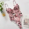 Costumi da bagno donna OMKAGI Costume intero Leopardo Costumi da bagno Donna Nuoto Costume da bagno Costumi da bagno Micro Monokini Maillot De Bain Femme Costume da bagno T230606