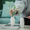 화병 북유럽 흰색 세라믹 화병 간단한 미니 꽃 창조적 인 식물 수경 용기 배열 냄비 데스크탑 장식