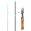 Spinning Rods UltraLight Fishing Rod Carbon Fiber SpinningCasting Lure Pole Bait WT 159g Line 36LB Wood Handle Fast Trout 230605