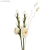 4 PÇS Ramo de Salgueiro Cabeça de Flor Rattan Sticks Fireless Fragrance Reed Difusor Stick Diy Ornaments Home Decor L230523