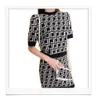 Designer kleding jurk wikkeljurk dames casual jurken tweedelige jurk designer kleding bovenkleding ronde hals luxe merkkleding sexy jurk