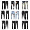 Mens Jeans Designer Distressed Ripped Skinny Cowboy Pant Rock Revival Droite Slim Élastique Denim Fit Moto Pantalon À La Mode Rue