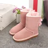 Australia bambini ragazze fiocchi stivali uggi Bailey II Scarpe invernali scarponi da neve Classic designer sneaker wggs bambini gioventù bambino ug bambino scarpa calda uggly bambino neonati scarpe