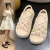 Sandals 2023 Summer Seaside Beach Casual Women's EVA Material Double Soft And Comfortable Flat Design