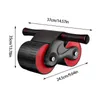 Ab Rollers Automatic Rebound Double Round Wheels Exercitador Abdominal Doméstico Equipamento de Ginásio Core Workouts Sport Coaster 230605