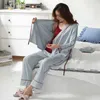 Maternity Intimates Women's Pajama Sling Underwear Long Sleeve Pants Postpartum Clothes Home Female Sleepwear