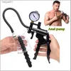 Manlig anal pump manuell modell rosebud pump vakuum suger massage prostatastimulator sex leksaker för man kvinnor anal tränare produ