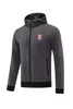 Stoke City FC Giacche da uomo Giacca sportiva per il tempo libero Cappotto caldo autunnale Felpa con cappuccio da jogging all'aperto Camicia da cappotto sportiva casual