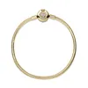 Pandora için Köpüklü Altın Cazibe Bilezikleri Taç O yılan zinciri bileklik Set Tasarımcı Kadınlar İçin Düğün Pandoras Bilezik 388