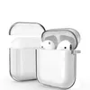 Für Apple AirPods Pro 2 Pro2 AirPodsPro Kopfhörer glänzende Snap-Hülle Crystal Invisible Ultra Thin Hard PC Cover Clear Protect Shell Schiff