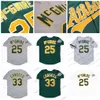 Personnalisé 1989 Oakland Retro WS Baseball Jerseys Jose Canseco Rickey Henderson DAVE Mark 25 McGwire Dennis Eckersley CARNEY LANSFORD DAVE STEWART WEISS Cousu