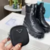 2023 Designer Boots Mężczyźni Kobiety Rois Kid Martin Boot Wojskowe inspirowane bojownicy skórzane nylonowe nylonowe porywacze Buty Buty Rozmiar 35-45