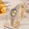 Watches high quality Wristwatches Luxury Watches Womens Crystal Quartz Bracelet watch