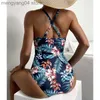 Dames Zwemkleding Sexy Print Een stuk Groot formaat badmode Push-up Dames Grote maten zwemkleding Gesloten vrouwelijk lichaam Badpak voor zwembad Strandkleding T230606