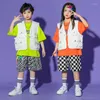 Stage Wear 2023 Loose Kpop Clothing For Girls Jazz Dance Costumes Boys Ballroom Hip Hop Rave Clothes Performance DQS10519