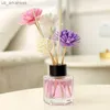 3 Bottles Reed Diffuser Essential Oil Flower Rattan incense Home Bedroom Perfume Bathroom Deodorant Air Freshener L230523