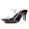 With Box Pumps High Heels Designer Sandals Shoes Red Bottoms So Kate Stiletto Peep-toes Pointy Slingback Bottom Rubber Loafers Luxury Heel