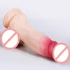 Perzikkleur Realistische dildo's Levendig Bruto penis Penis Dame Lesbienne Homo Zoeken Seksueel orgasme najagen Stimulatie Climax AV-staaf Lul Toverstaf Dongs Seksspeeltjes