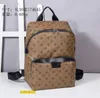 Spring New Soft Leather Backpack Women's Vintage Printed Travel Bag Women's Foreign Trade Bags Top Quality