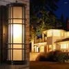 Candeeiro de parede Vintage Alpendre Luz 1 Pc Iluminação Exterior Pátio Grande Vidro Jardim Varanda Antiguidade À Prova D' Água Arandela