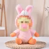 Anime pâques animaux jouets en peluche dessin animé lapin tigre ours poupée jeux pour enfants Playmate vacances cadeau chambre décoration en gros