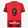 23 24 AC RAFA LEAO KOCHE soccer jerseys MILANS LOFTUS-CHEEK REIJNDERS BENNACER Pulisic GIROUD Chukwueze TOMORI THEO Kalulu 2023 2024 football shirt men kids kits sets