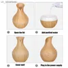 Kreative Vase Luftbefeuchter Holzmaserung Usb Bunte Lampe Büro Luftbefeuchter Ball Festzelt Ätherisches Öl Diffuse Aroma Diffusor