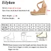 NXY SANDALS Roman Cover High Heels Women 2023 Летние гладиаторные клинья Платформа Платформа Платформа Строка открытая женская обувь 230511